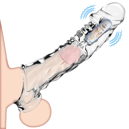 🔥 2025 HOT Deal 💥 Reusable Penis Extension Vibrator – Makes You Longer, Harder & Unstoppable 😍